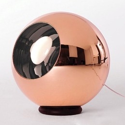 Creative Simple Glass Nordic Retro Electroplating Ball Pendant Lamp Light