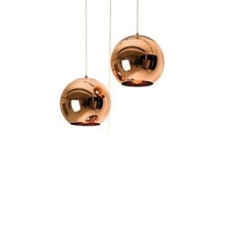 Creative Simple Glass Nordic Retro Electroplating Ball Pendant Lamp Light