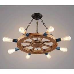 Nostalgic iron resin Chandelier