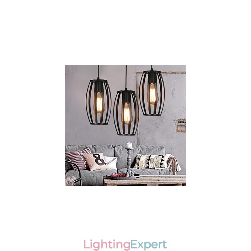 Creative Loft Restoring Ancient Ways Single Head Wrought Iron Chandelier Lamp