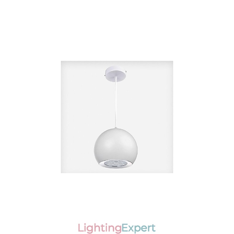 Modern Contemporary Globe Painting Metal Pendant Light
