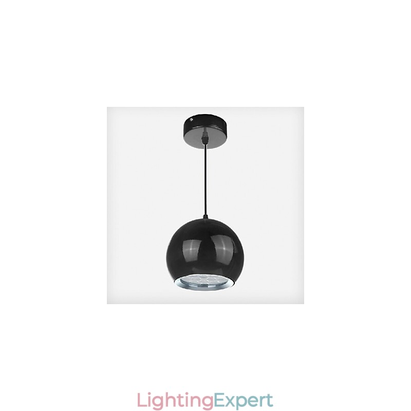 Modern Contemporary Globe Painting Metal Pendant Light