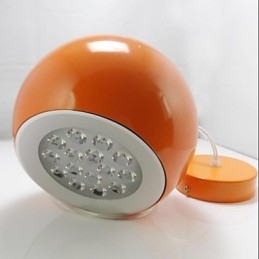 Modern Contemporary Globe Painting Metal Pendant Light