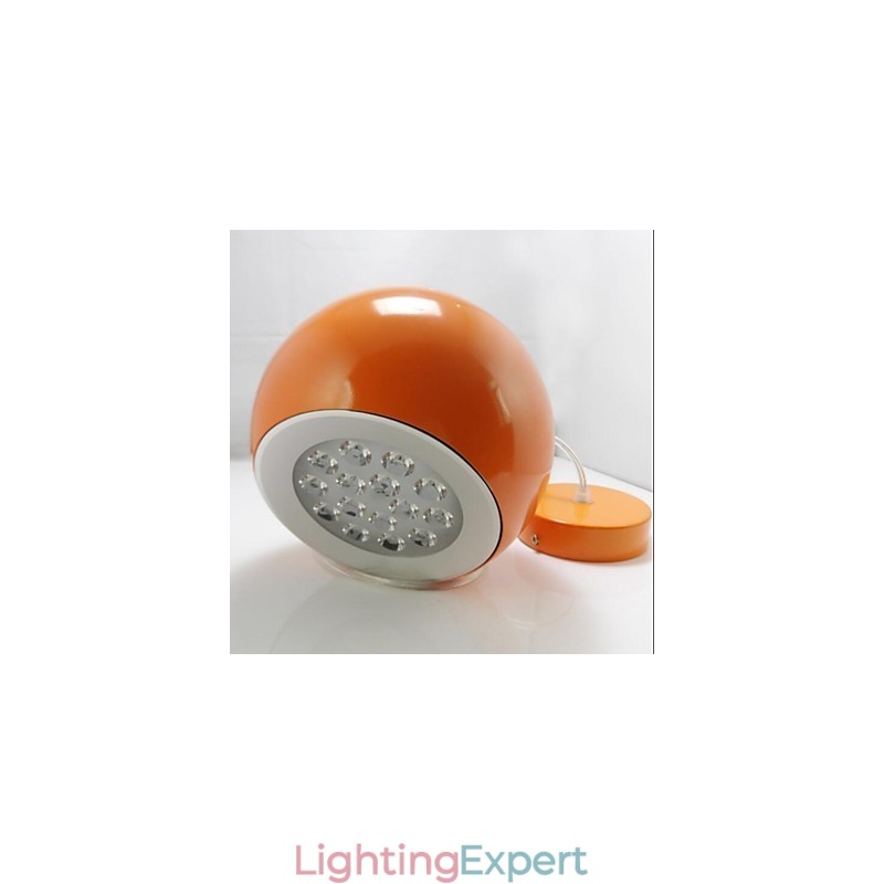 Modern Contemporary Globe Painting Metal Pendant Light