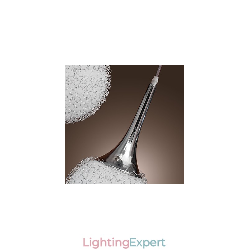Modern Contemporary Globe Electroplated Metal Flush Mount