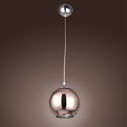 60 Modern Contemporary Globe Electroplated Metal Pendant Light