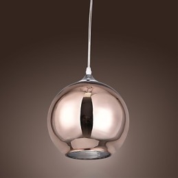 60 Modern Contemporary Globe Electroplated Metal Pendant Light