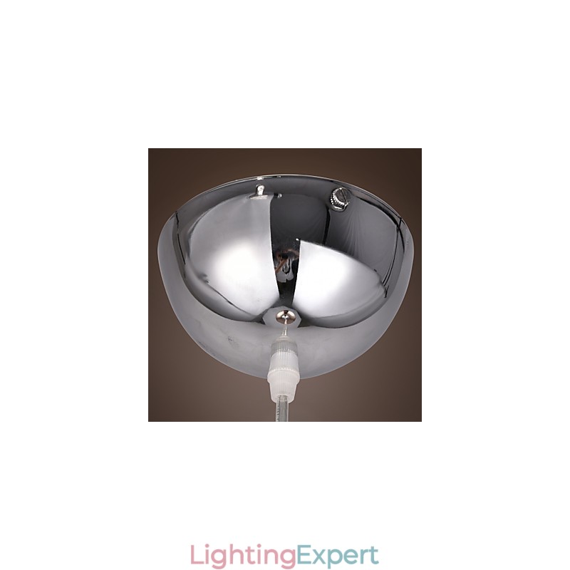 60 Modern Contemporary Globe Electroplated Metal Pendant Light