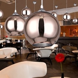 60 Modern Contemporary Globe Electroplated Metal Pendant Light