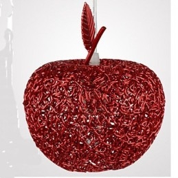 Woven Aluminum Chandelier With Seven Head Lamp Apple