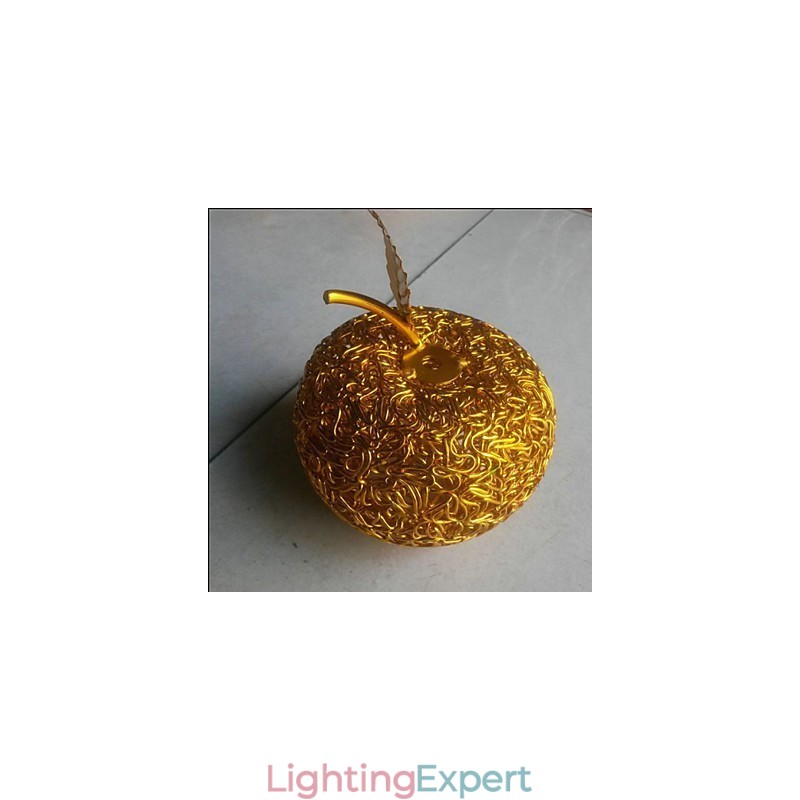 Woven Aluminum Chandelier With Seven Head Lamp Apple