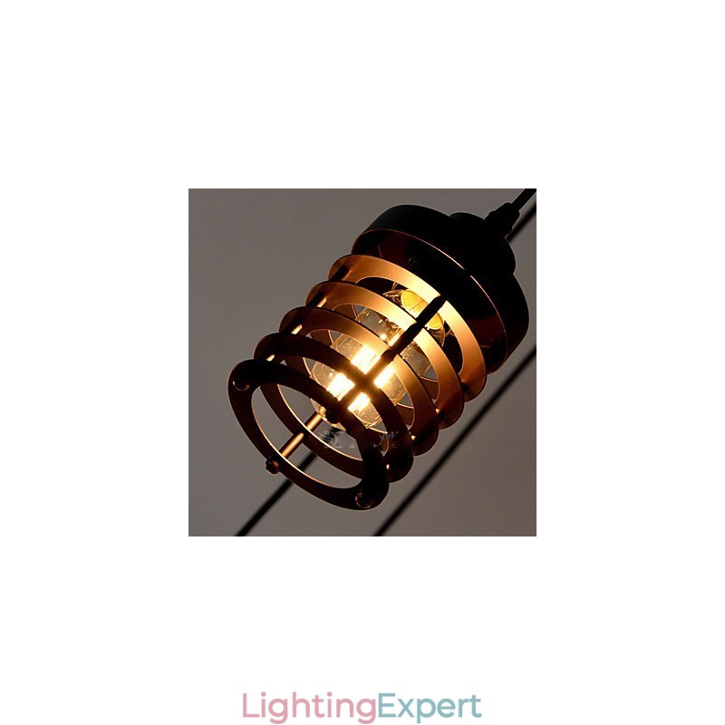 Vintage Edison Multiple Ajustable DIY Ceiling Lamp Light Pendant Lighting Chandelier Modern Chic Industrial Dining