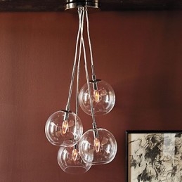 Traditional Classic Mini Style Painting Pendant Light