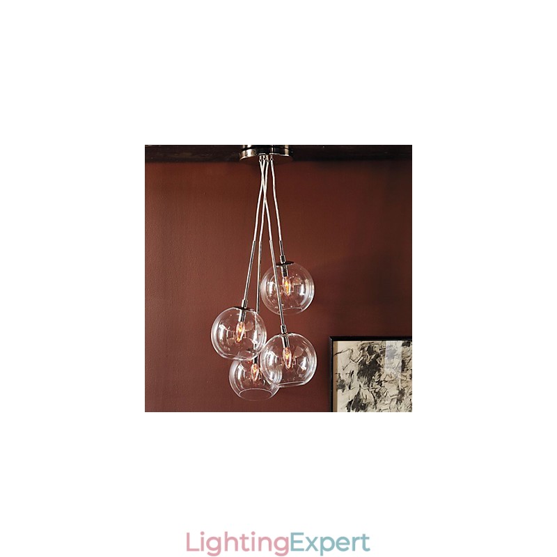 Traditional Classic Mini Style Painting Pendant Light