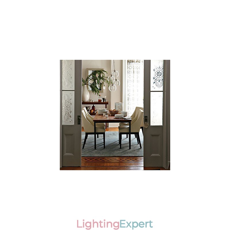 Traditional Classic Mini Style Painting Pendant Light