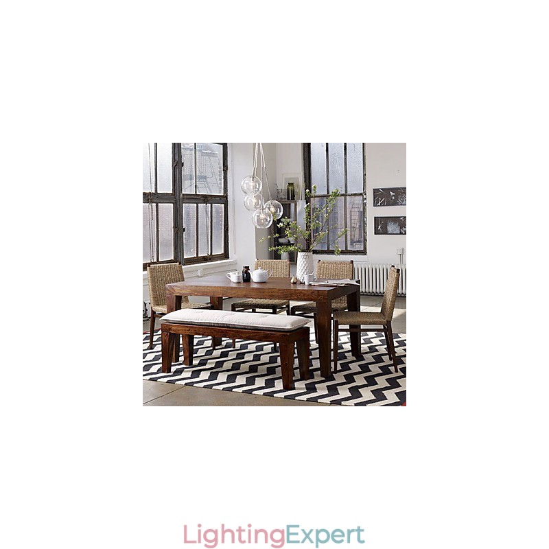 Traditional Classic Mini Style Painting Pendant Light