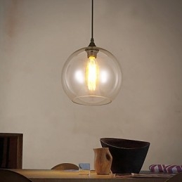 Creative Nordic Contracted Rural Glass Ball Single Head DropLight