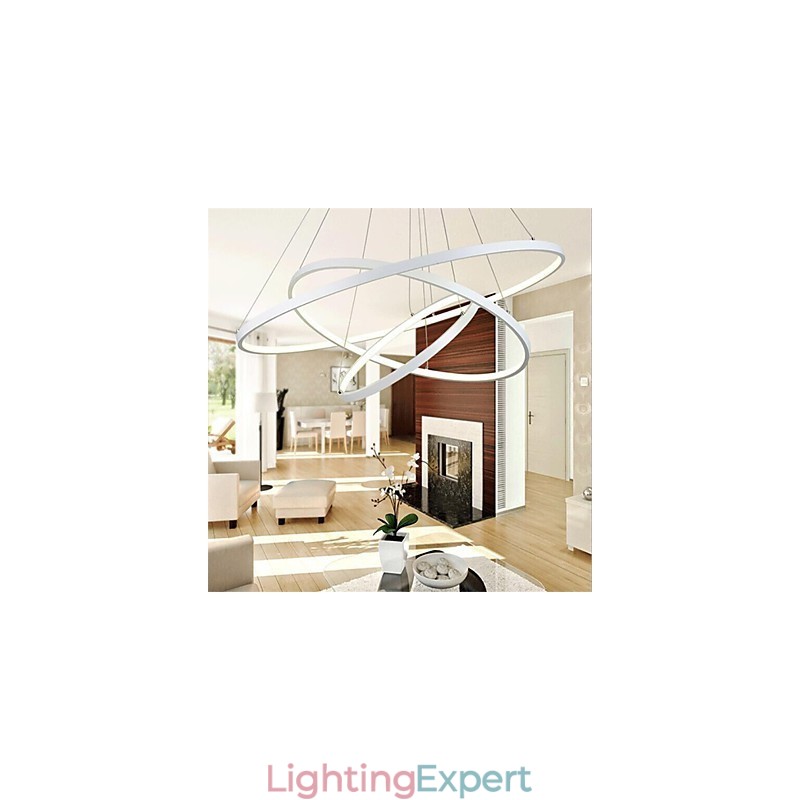 Modern Design Pendant Light Three Rings