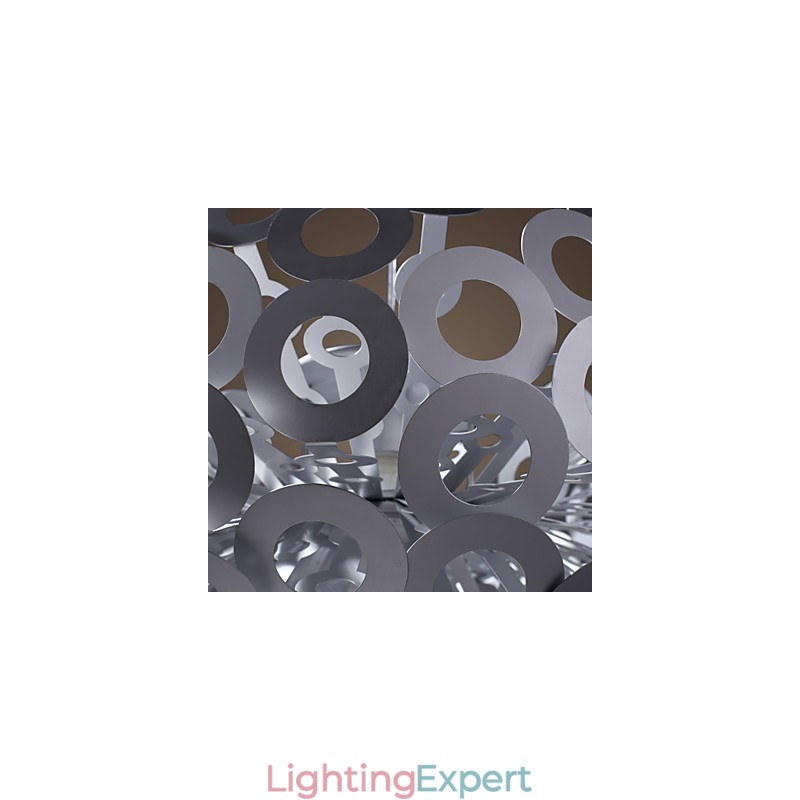 Modern Pendant Light in Circle Featured Lampshade