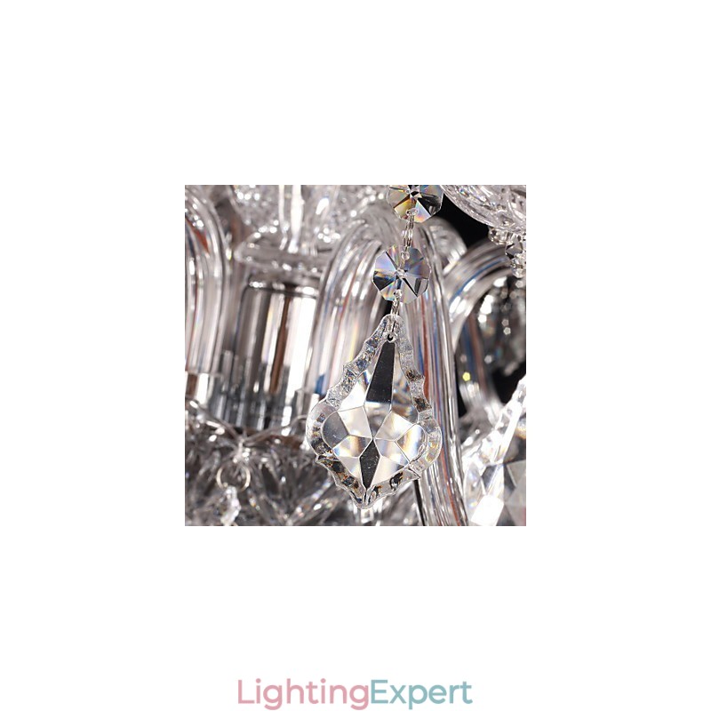 Chandelier Crystal Luxury Modern Living 8 Lights
