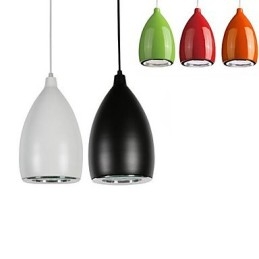 Modern Contemporary Globe Painting Metal Pendant Light