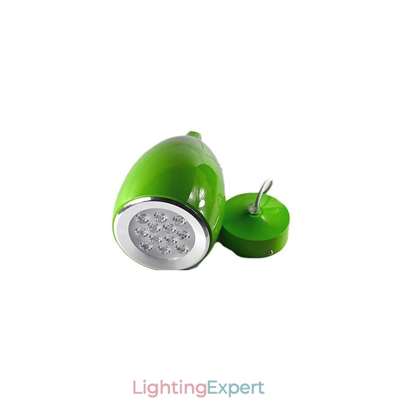 Modern Contemporary Globe Painting Metal Pendant Light