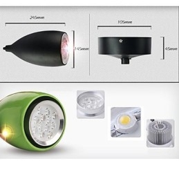 Modern Contemporary Globe Painting Metal Pendant Light