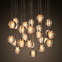Pendant Light G4 Retroifit 3W Chrome Plating Crystal Modern Contemporary Pendant Lamp
