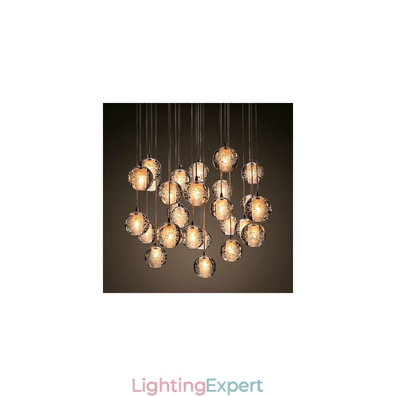 Pendant Light G4 Retroifit 3W Chrome Plating Crystal Modern Contemporary Pendant Lamp