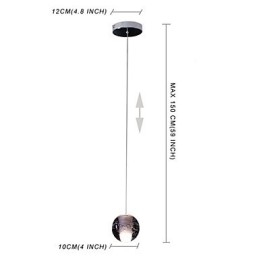 Pendant Light G4 Retroifit 3W Chrome Plating Crystal Modern Contemporary Pendant Lamp