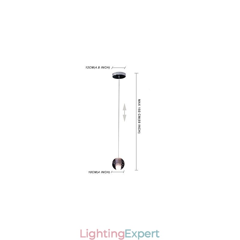 Pendant Light G4 Retroifit 3W Chrome Plating Crystal Modern Contemporary Pendant Lamp