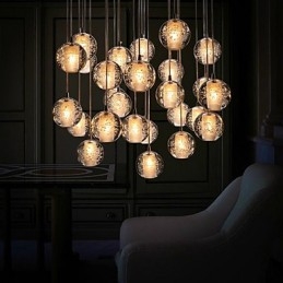 Pendant Light G4 Retroifit 3W Chrome Plating Crystal Modern Contemporary Pendant Lamp