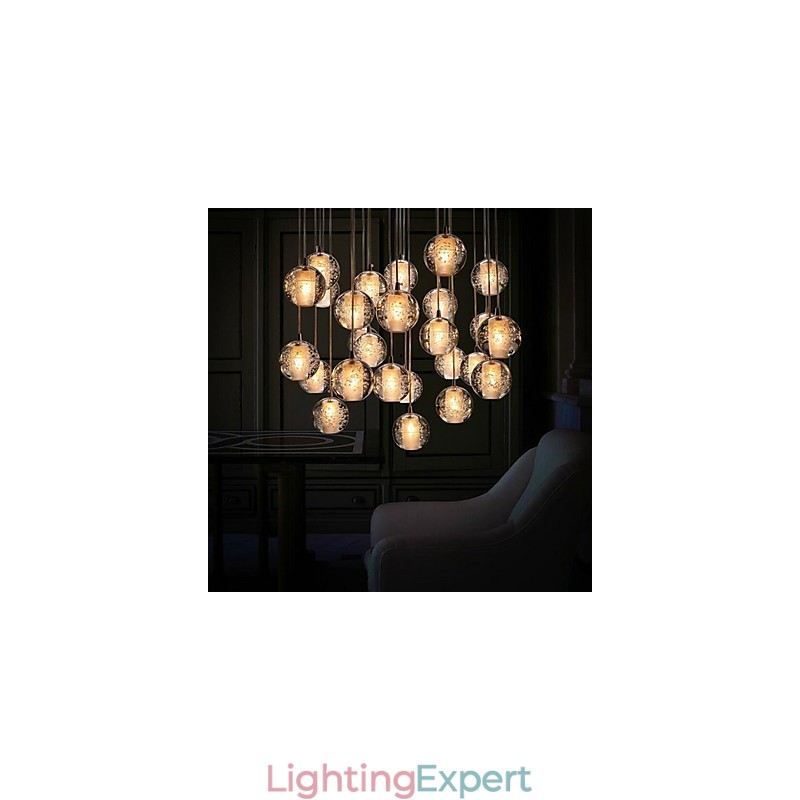 Pendant Light G4 Retroifit 3W Chrome Plating Crystal Modern Contemporary Pendant Lamp