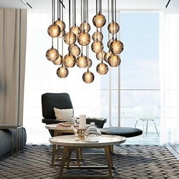 Pendant Light G4 Retroifit 3W Chrome Plating Crystal Modern Contemporary Pendant Lamp