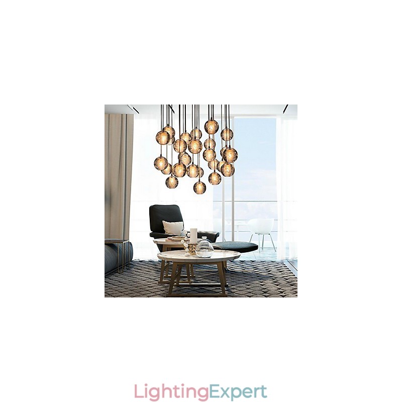 Pendant Light G4 Retroifit 3W Chrome Plating Crystal Modern Contemporary Pendant Lamp