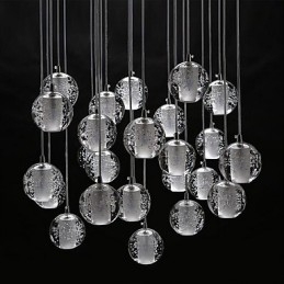 Pendant Light G4 Retroifit 3W Chrome Plating Crystal Modern Contemporary Pendant Lamp