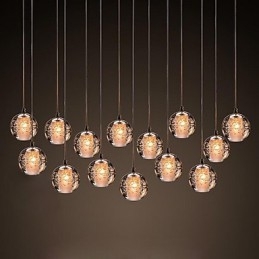 Pendant Light G4 Retroifit 3W Chrome Plating Crystal Modern Contemporary Pendant Lamp