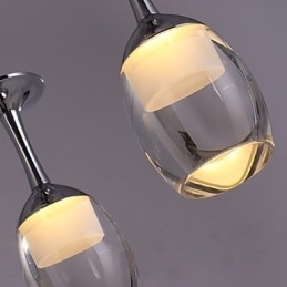 Pendant Lights 3 Lights Long Backplate Modern Contemporary