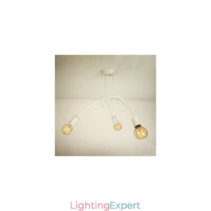 Modern Contemporary Painting Metal Chandelier