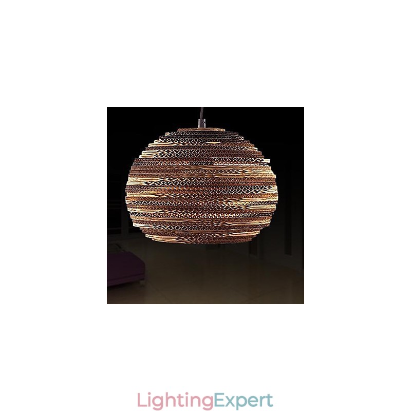 Rustic Lodge Globe Drum Island Bowl Vintage Lantern Country Metal Pendant Light