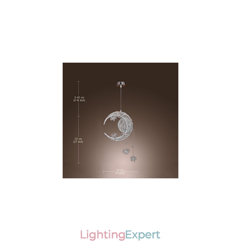 Modern Contemporary Globe Mini Style Electroplated Metal Pendant Light