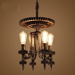 Retro Mechanical Gear Shop Decorative Lighting