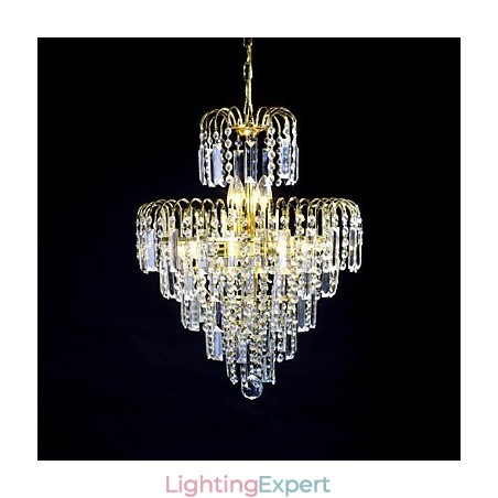 European Style Luxury 6 Lights Chandelier In Crown Shape