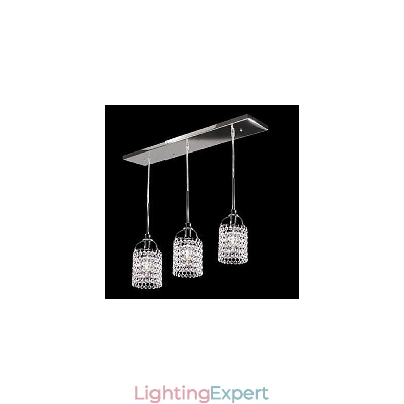 Crystal Metal Pendant Light