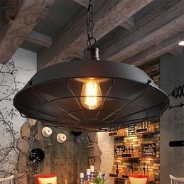 Pendant Lights American Country Retro Wrought Iron Contemporary and Contracted Warehouse Droplight