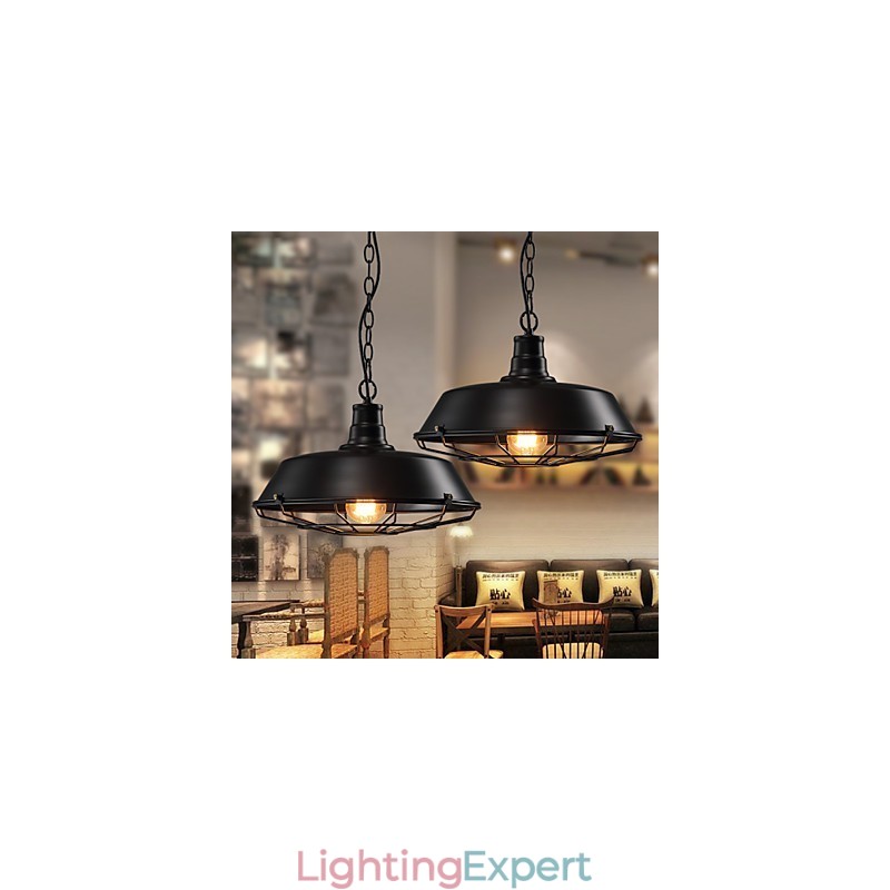 Pendant Lights American Country Retro Wrought Iron Contemporary and Contracted Warehouse Droplight