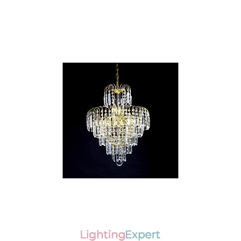 European Style Luxury 6 Lights Chandelier In Crown Shape