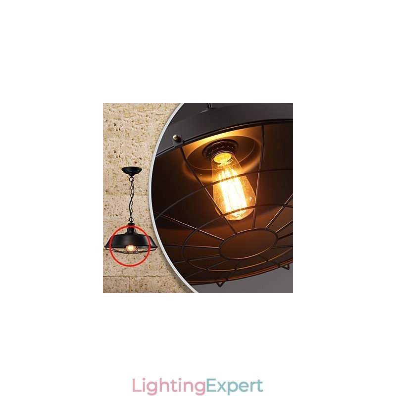 Pendant Lights American Country Retro Wrought Iron Contemporary and Contracted Warehouse Droplight