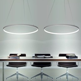 Dimmable Pendant Light Modern Design Ring