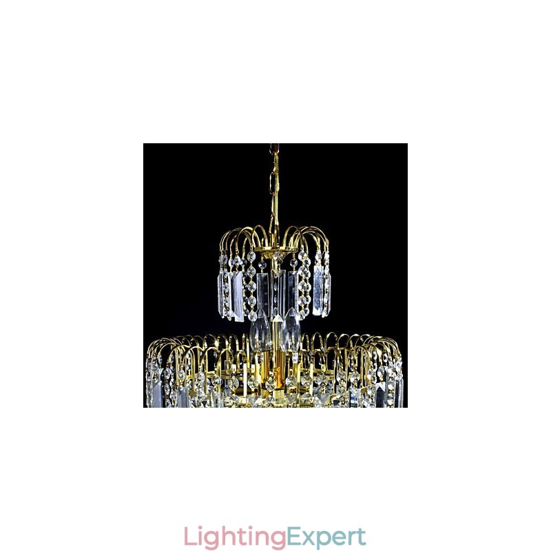 European Style Luxury 6 Lights Chandelier In Crown Shape